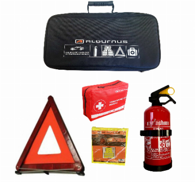NAUJOS SUDĖTIES 1 KG AUTOMOBILIO SAUGOS RINKINYS