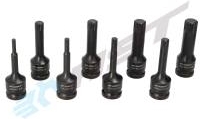 Smūginių SPLINE antgalių (bitų) rinkinys HST HST0435 (1/2", 8 vnt.)