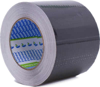 Aliuminio juosta 100mm x 40m, juoda, sustiprinta folija