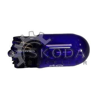 Žárovka 12V 5W bezpatice W5W modrá COMPASS 08456