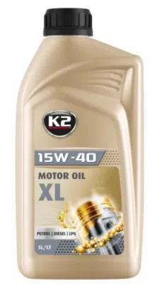 Motorový olej K2 TEXAR 15W-40 XL, 1L