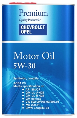 Motorový olej FANFARO CHEVROLET/OPEL 5W-30, 1L