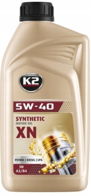 Motorový olej K2 TEXAR 5W-40 XN, 1L