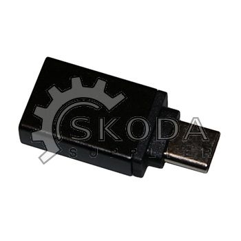 Adaptér USB C - USB A ŠKODA Original OEM 000051443J