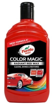 Turtle Wax 70-203 - COLOR MAGIC RADIANT RED - červený vosk - 500ml