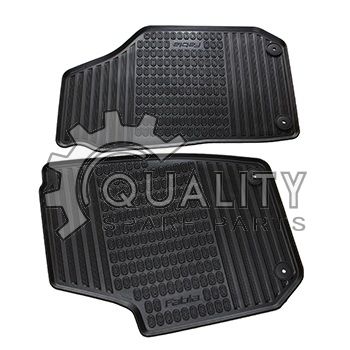 Gumové koberce Fabia II - přední - ŠKODA Original OEM 5J1061551