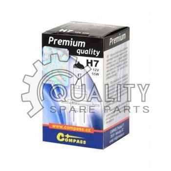 Žárovka 12V H7 55W PREMIUM COMPASS 08700