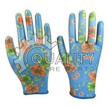 Rukavice zahradnické 10 NITRILE FLOWERS COMPASS 22028