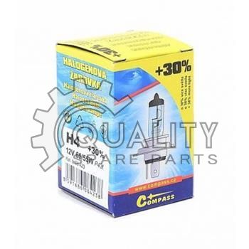 Žárovka 12V H4 60/55W P43t +30% COMPASS 08423