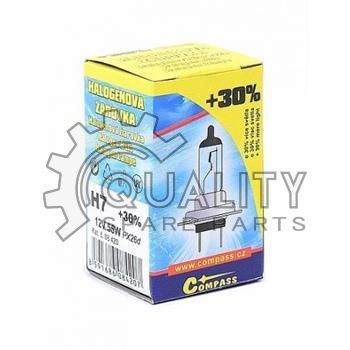 Žárovka 12V H7 55W +30% COMPASS 08420