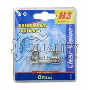Žárovka 12V H3 55W 2ks DBB COMPASS 08425