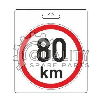 Samolepka omezená rychlost 80km/h COMPASS 34486