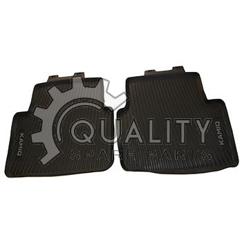 Celoroční koberce Kamiq – zadní - guma ŠKODA Original OEM 658061512