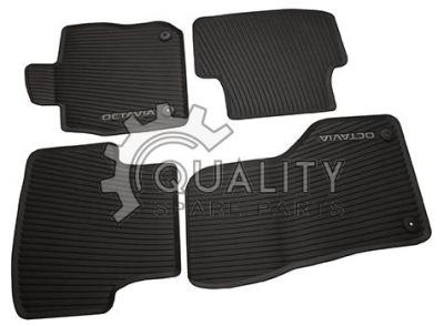 Celoroční gumové koberce Octavia IV ŠKODA Original OEM 5E4061500A