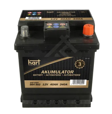 Autobaterie Hart, 12V, 40AH 340A 175X175X190/P+/, HART 564 502