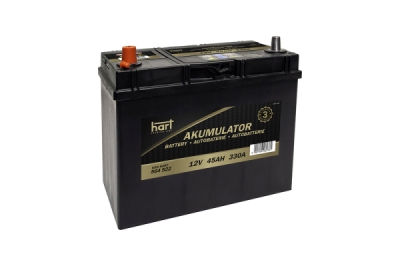 Autobaterie Hart, 12V, 45AH 330A 238X129X227/L+/, HART 564 522