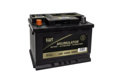 Autobaterie Hart, 12V, 60AH 540A 242X175X190/L+/, HART 564 513
