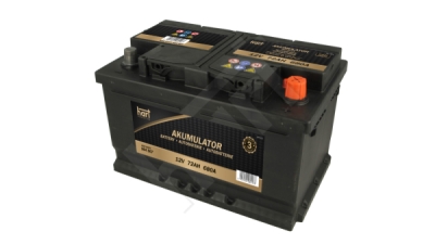 Autobaterie Hart, 12V, 72AH 680A 278X175X175/P+/, HART 564 507