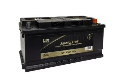 Autobaterie Hart, 12V, 83AH 720A 353X175X175/P+/, HART 564 500