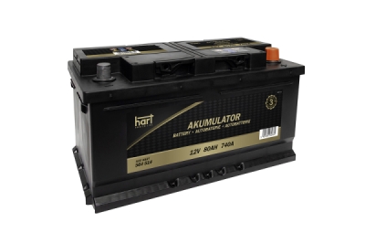 Autobaterie Hart, 12V, 80AH 740A 315X175X175/P+/, HART 564 514