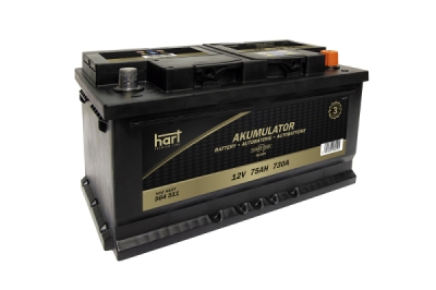 Autobaterie Hart, 12V, 75AH 730A EFB /P+/, HART 564 511
