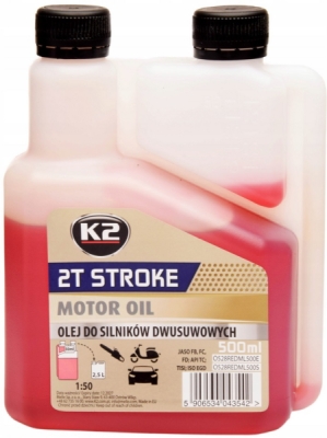 K2 STROKE ČERVENÝ 2T 500ml