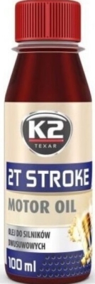 2T STROKE OIL 100ML CZERWONY półsyntetyczny olej do silników dwusuwowych