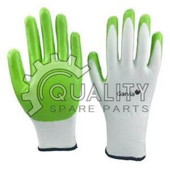 Rukavice zahradnické 10 NITRILE GREEN COMPASS 22008