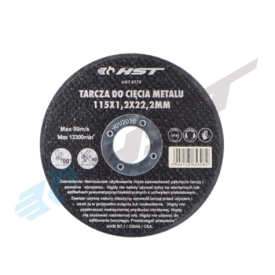 HST 0775 - Řezný kotouč na kov 115 x 1,2 x 22 mm