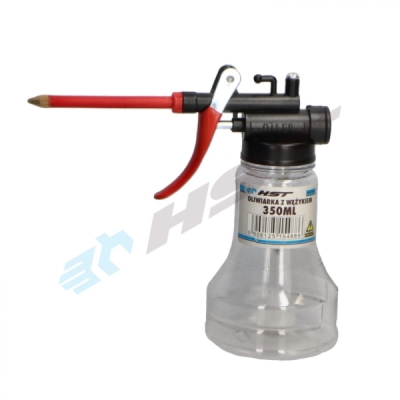 HST 0199 - Plechovka s olejem s flexibilním aplikátorem / olejnička 350 ml