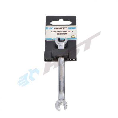 HST 0091 - Očkový klíč s polootevřeným uzávěrem 8 x 10 mm