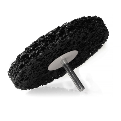 TA1040 - Kotouč na odstraňování rzi, abrazivní kotouč, černý vlas, 100 mm