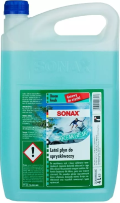 Letní kapalina do ostřikovačů SONAX Ocean Fresh, 4 litry