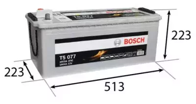 BOSCH T5 180 Ah Autobatéria 12V , 1000 A ,0 092 T50 770