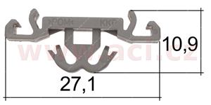 E-shop plastová příchytka (sada 10 ks) - UP 55165T - Opel