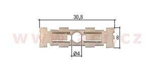 E-shop plastová příchytka (sada 10 ks) - UP 57330Z - Audi
