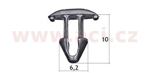 E-shop plastová příchytka (sada 10 ks) - UP 71145Z - Toyota