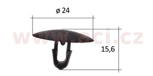 E-shop plastová příchytka (sada 10 ks) - UP 72348 - Toyota