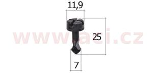E-shop plastová příchytka (sada 5 ks) - UP 15578Z - Audi