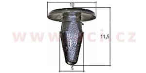 E-shop plastová příchytka (sada 5 ks) - UP 71432 - Mazda