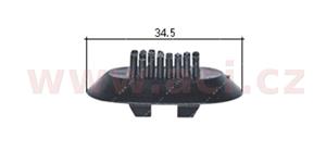 E-shop plastová příchytka (sada 5 ks) - UP 72307 - Peugeot