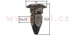 E-shop plastová příchytka s vnitřním závitem (sada 10 ks) - UP 58178Z - Audi