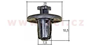 E-shop plastový nýtek (sada 10 ks) - UP 71493 - Peugeot