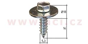 E-shop speciální samořezný vrut pozink Fe (sada 20 ks) - UP 41308 - Ford