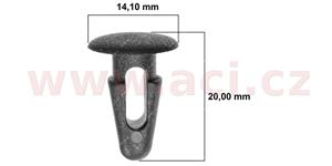 E-shop plastová příchytka (sada 10 ks) - UP 0023A - Škoda