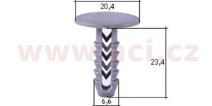E-shop plastová příchytka (sada 10 ks) - UP 50188 - Iveco