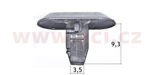 E-shop plastová příchytka (sada 10 ks) - UP 50358T - Citroen