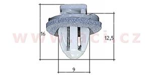 E-shop plastová příchytka (sada 5 ks) - UP 71414 - Toyota