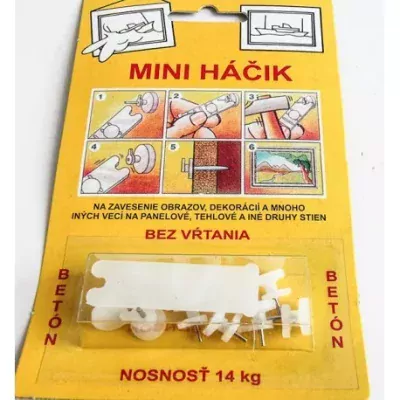 Háčik Colis do panelu mini 10ks