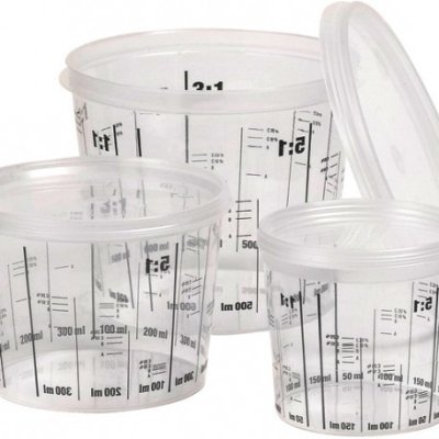 Nádoba PVC s odmerkou 1,400l